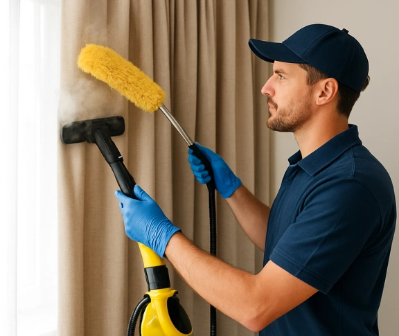 Trusted blind cleaning technician Matty Curtain Cleaning nutfield-vic QLD