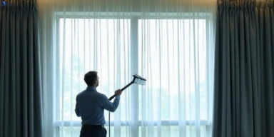 Commercial curtain steam cleaning service nutfield-vic hotels offices